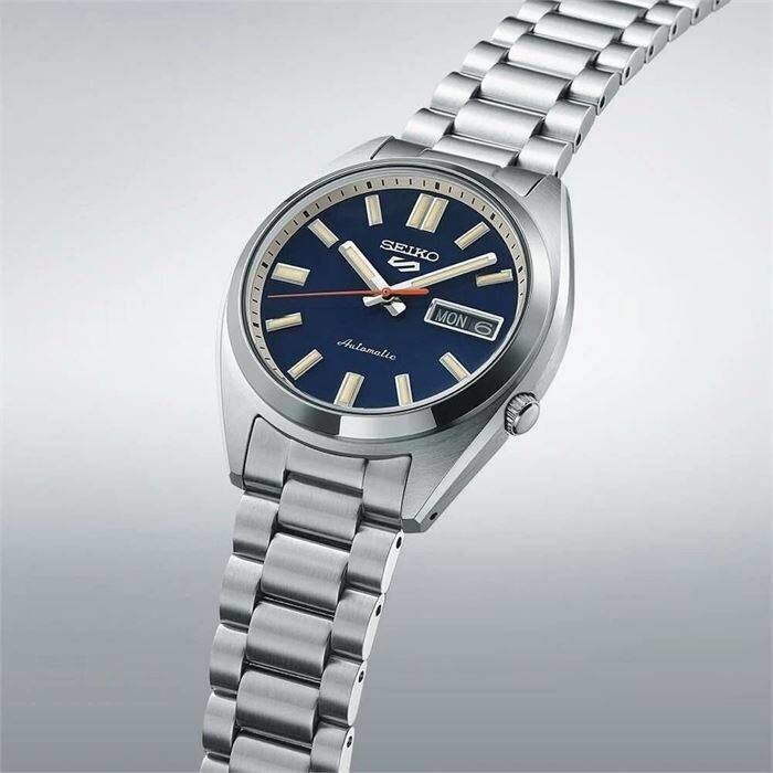 Seiko SRPK87K Otomatik Çelik Gri Lacivert Kadran 10 ATM 38 mm Erkek Kol Saati