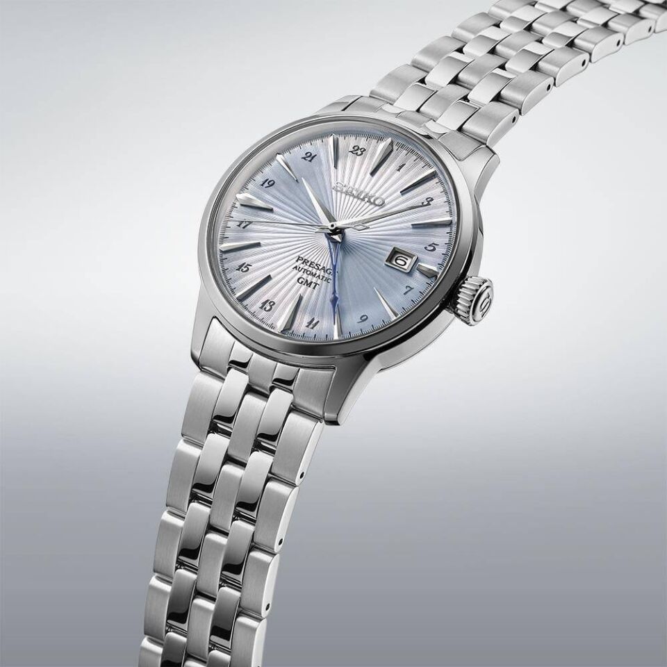 Seiko SSK037J Otomatik Çelik Gri Buz Mavisi Kadran 41 mm Erkek Kol Saati
