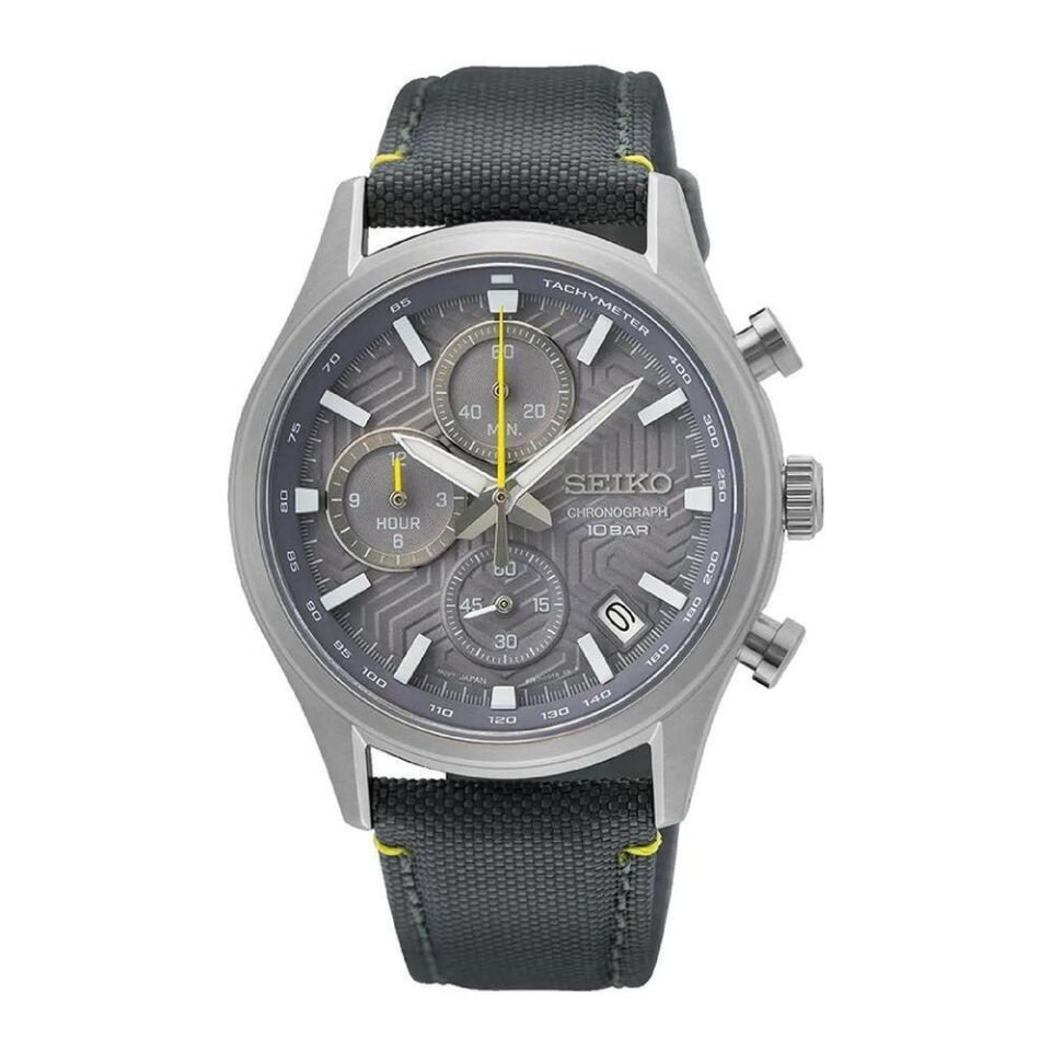 Seiko SSB423P1 Quartz Nato Gri 10 ATM 40 mm Erkek Kol Saati