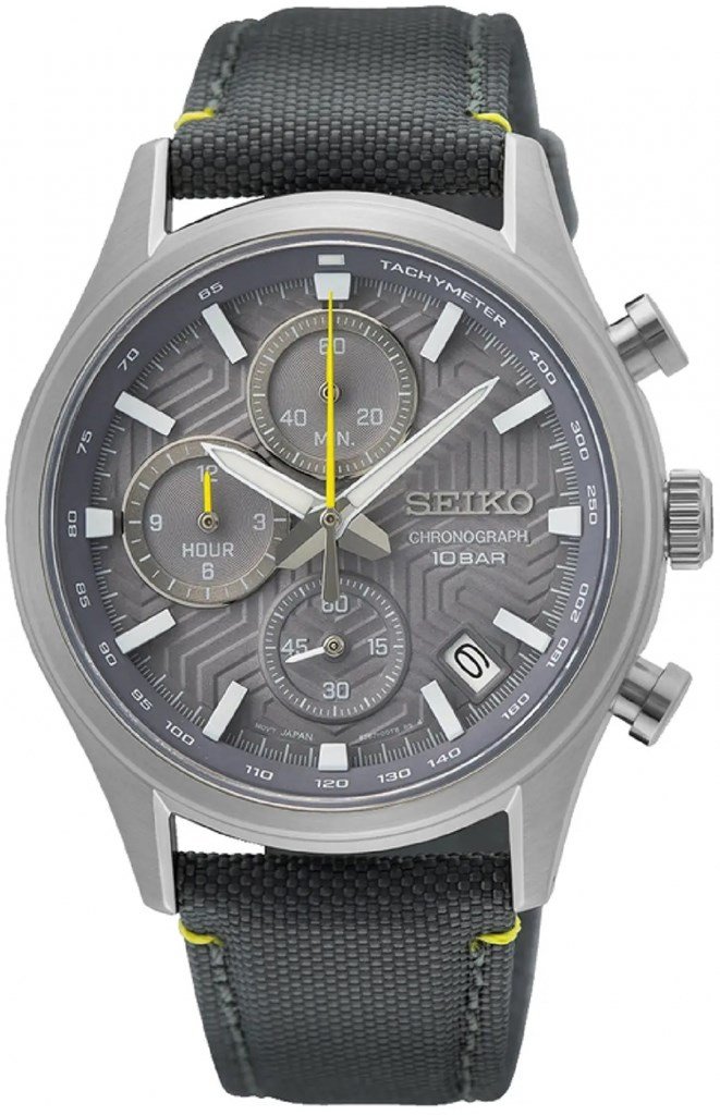Seiko SSB423P1 Quartz Nato Gri 10 ATM 40 mm Erkek Kol Saati