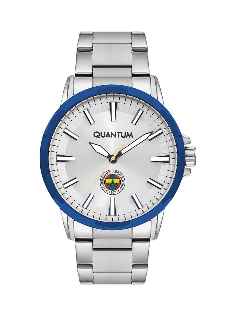 Quantum F1069.330 Quartz Çelik Gri 45 mm Fenerbahçe Taraftar Kol Saati