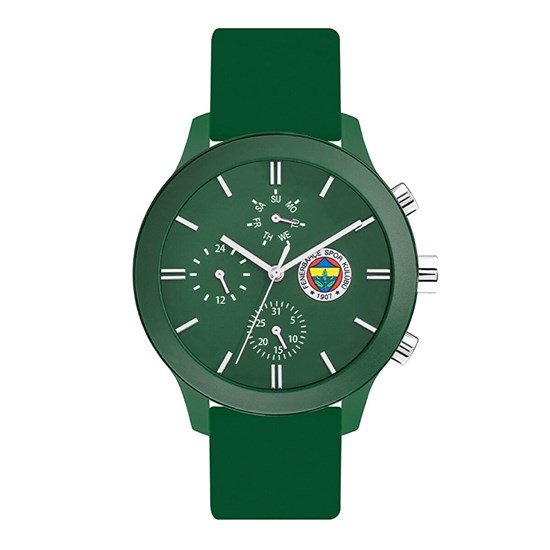 Quantum F1085.075 Quartz Silikon Yeşil 44 mm Fenerbahçe Taraftar Kol Saati