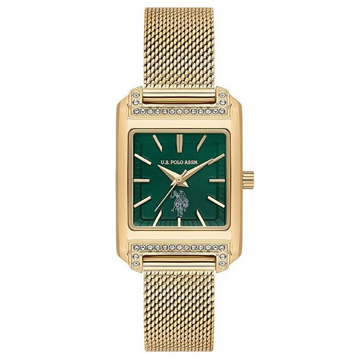 U.S. Polo Assn. USPA2073-01 Quartz Hasır 24x36 mm Altın Kadın Kol Saati