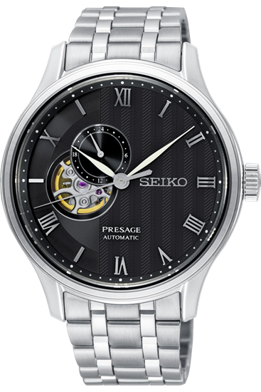Seiko Presage SSA377J1 Quartz Çelik Gri Siyah Kadran 42 mm Erkek Kol Saati