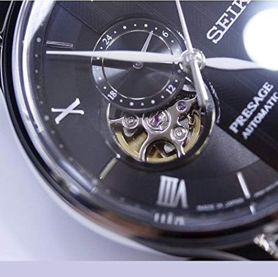 Seiko Presage SSA377J1 Quartz Çelik Gri Siyah Kadran 42 mm Erkek Kol Saati