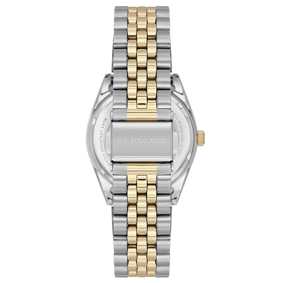 U.s. Polo Assn. USPA2103-02 Quartz Çelik Altın/Metalik Gri 34 mm Kadın Kol Saati
