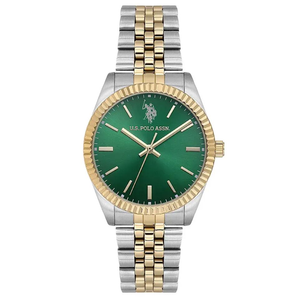 U.s. Polo Assn. USPA2103-01 Quartz Çelik Altın/Metalik Gri 34 mm Kadın Kol Saati