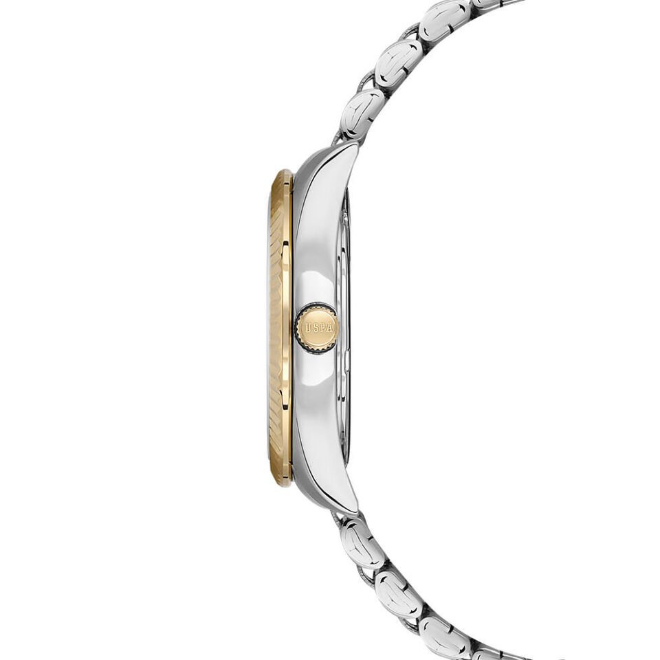 U.s. Polo Assn. USPA2103-01 Quartz Çelik Altın/Metalik Gri 34 mm Kadın Kol Saati