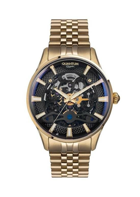 Quantum QMG915.150 Otomatik Altın İskelet Kadran 46 mm Erkek Kol Saati