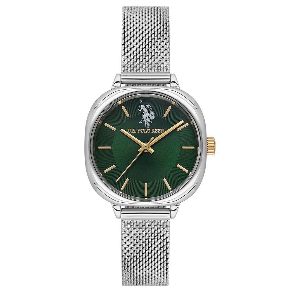 U.s. Polo Assn. USPA2087-04 Quartz Hasır Gri Yeşil Kadran Kadın Kol Saati