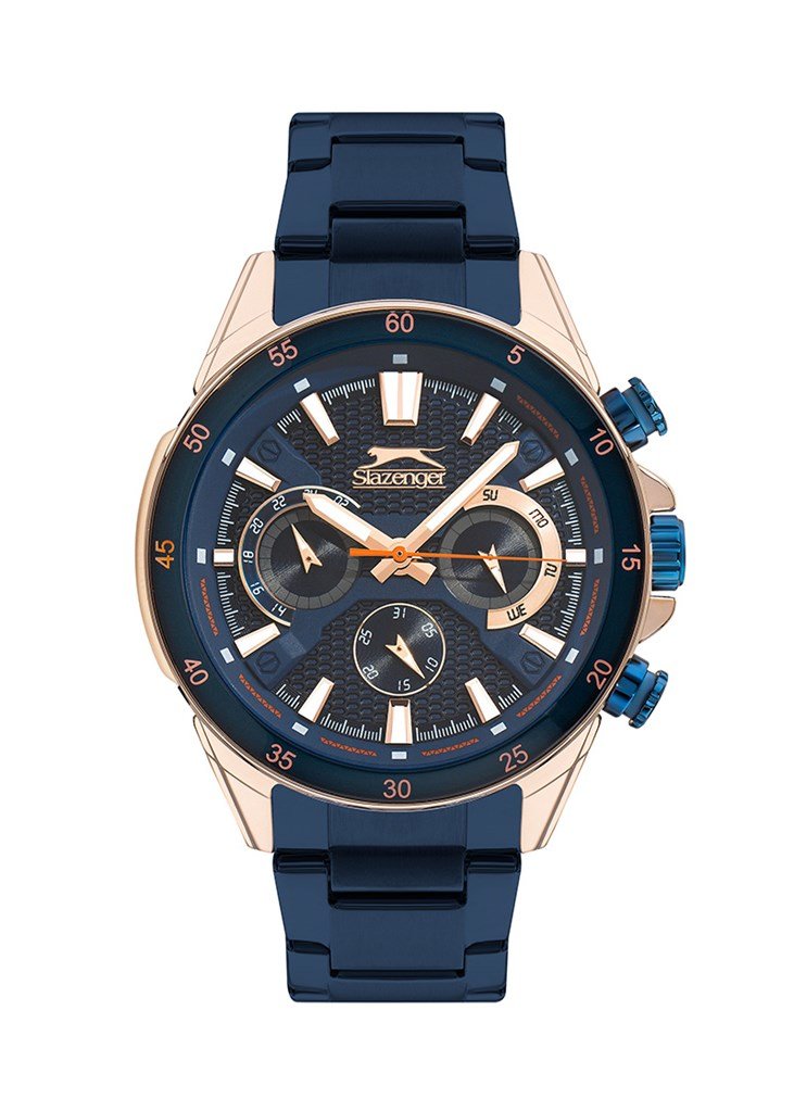 Slazenger SL.09.2126.2.05 Quartz Çelik Lacivert 44 mm Erkek Kol Saati