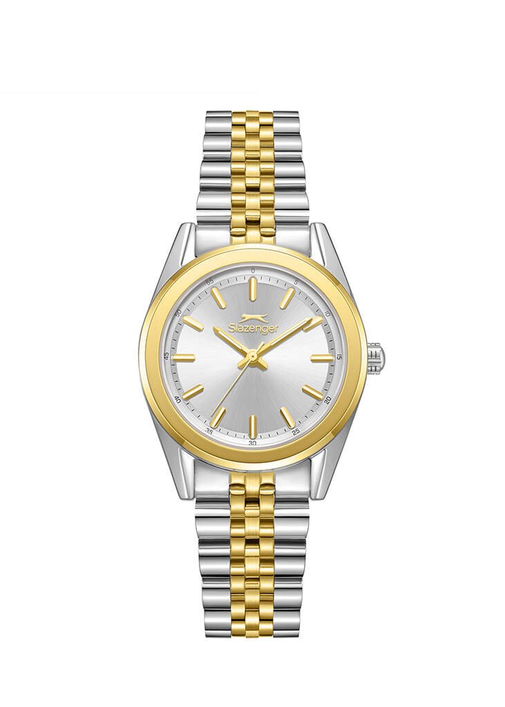 Slazenger SL.09.2463.3.02 Quartz Çelik Altın/Gri 34 mm Kadın Kol Saati