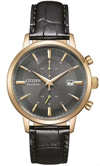Citizen CA7067-11H Solar Deri Altın 42 mm Erkek Kol Saati