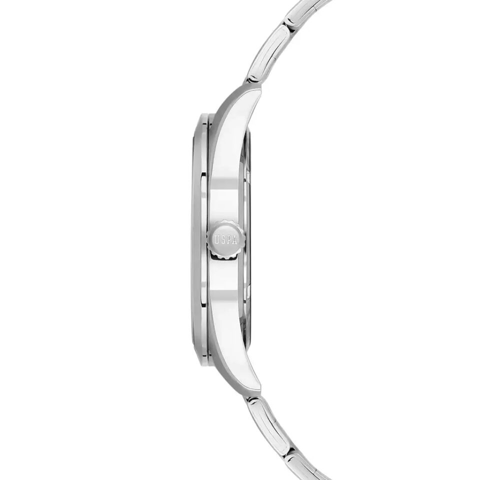 U.s. Polo Assn. USPA1114-04 Quartz Çelik Gri Siyah Kadran Erkek Kol Saati