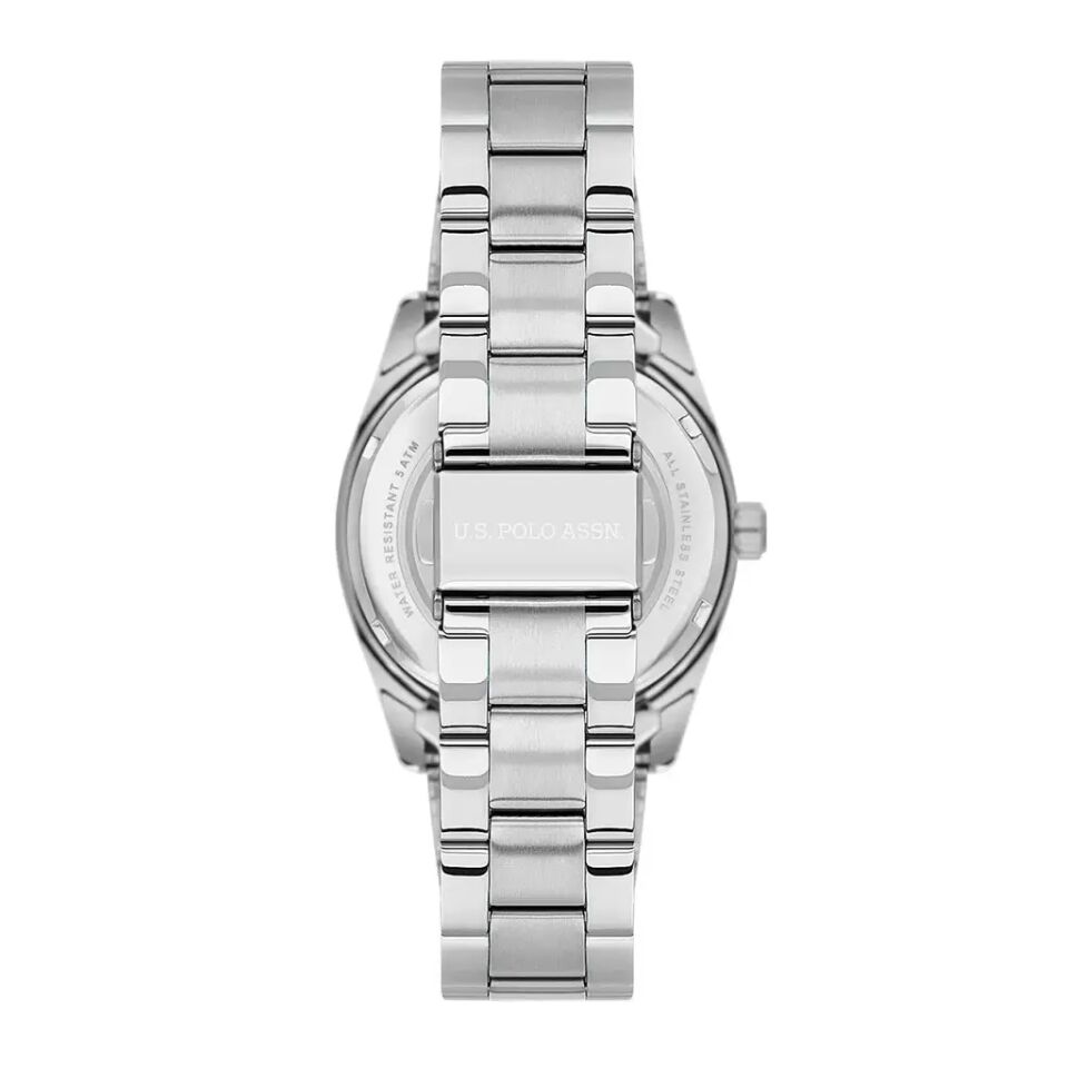 U.s. Polo Assn. USPA1114-04 Quartz Çelik Gri Siyah Kadran Erkek Kol Saati