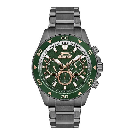 Slazenger SL.09.2329.2.01 Quartz Çelik 46 mm Siyah Erkek Kol Saati