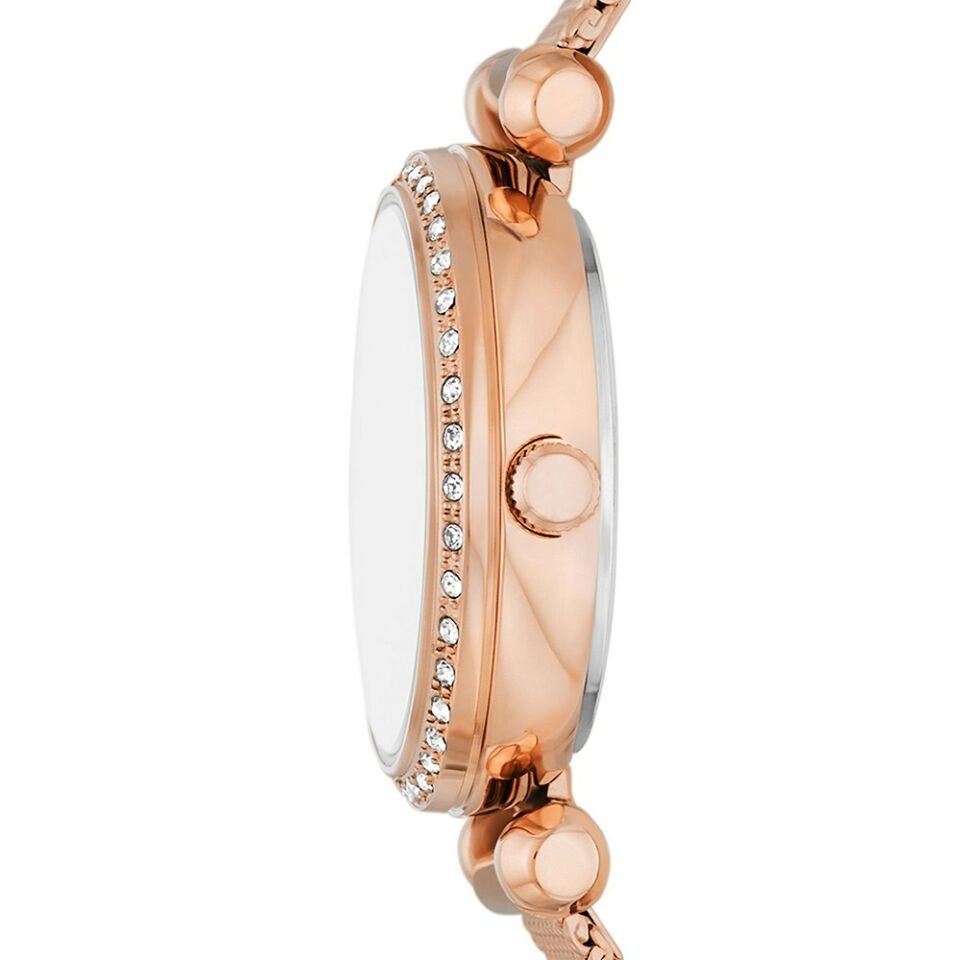 Fossil FBQ3897 Quartz Hasır Rose Beyaz Kadran 26 mm Kadın Kol Saati