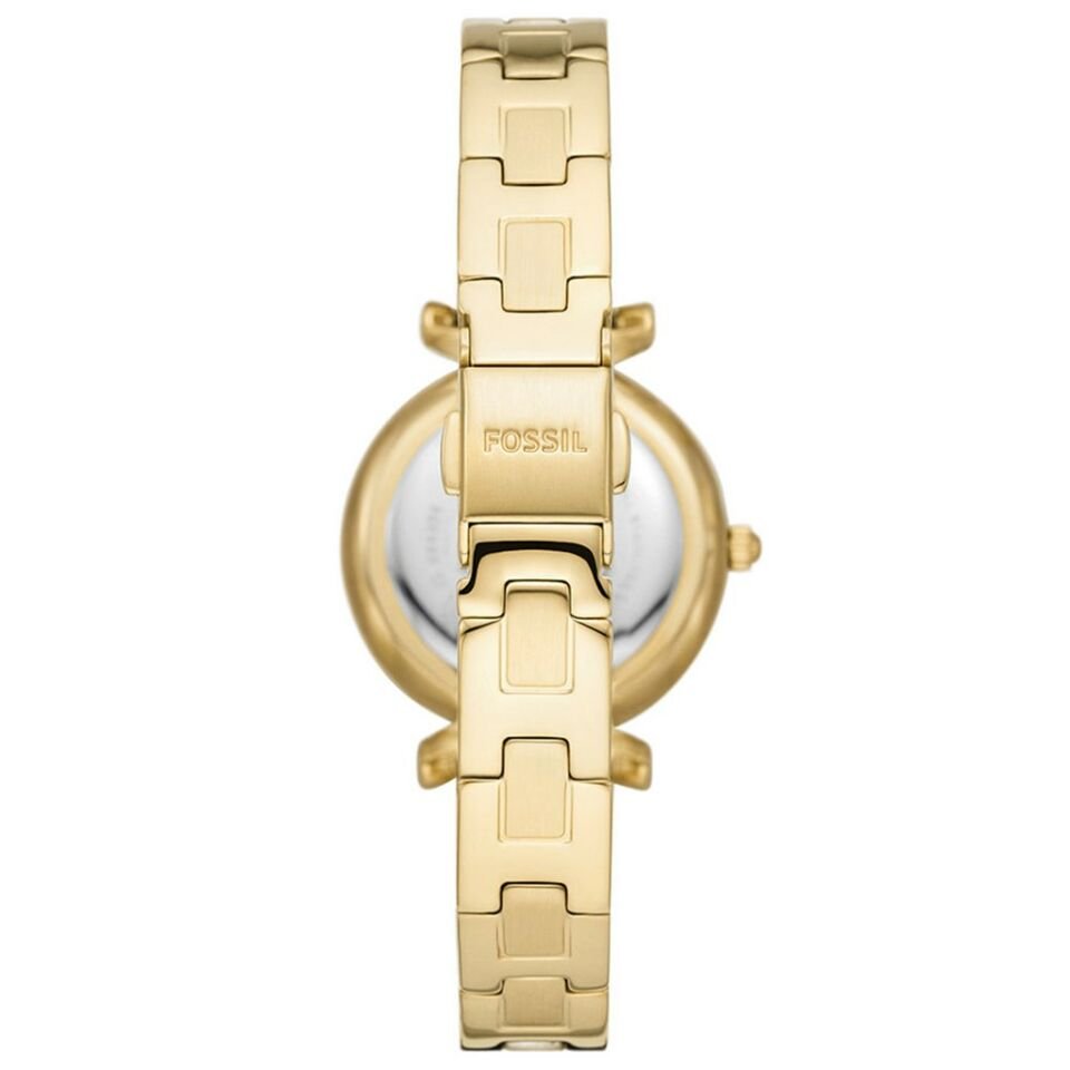 Fossil FES5203 Quartz Çelik Altın Rengi 28 mm Kadın Kol Saati