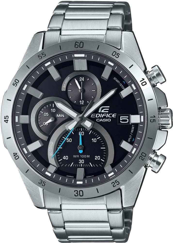 Casio EFR-571D-1AVUDF Quartz Çelik Gri Siyah Kadran 10 ATM 47 mm Erkek Kol Saati