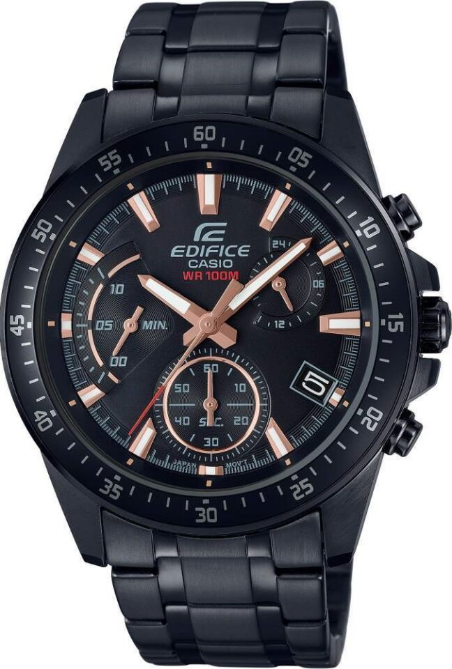 Casio EFV-540DC-1BVUDF Quartz Çelik Siyah Kadran 44 mm Erkek Kol Saati