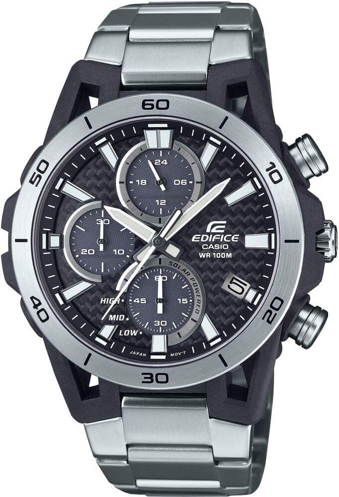 Casio EQS-960D-1AVUDF Quartz Çelik Gri 10 ATM 45 mm Erkek Kol Saati