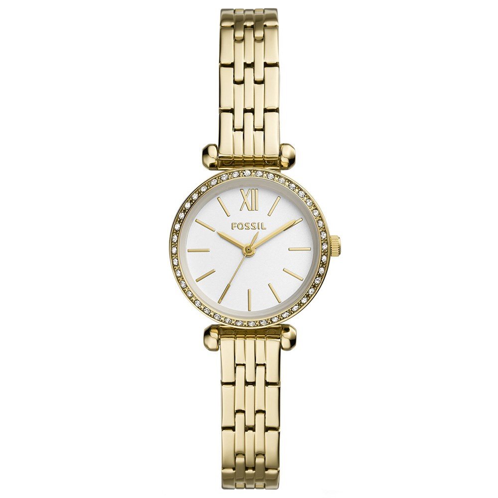 Fossil FBQ3503 Quartz Çelik Altın Rengi Beyaz Kadran 26 mm Kadın Kol Saati