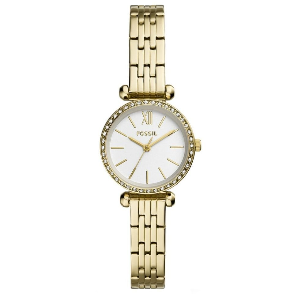 Fossil FBQ3503 Quartz Çelik Altın Rengi Beyaz Kadran 26 mm Kadın Kol Saati