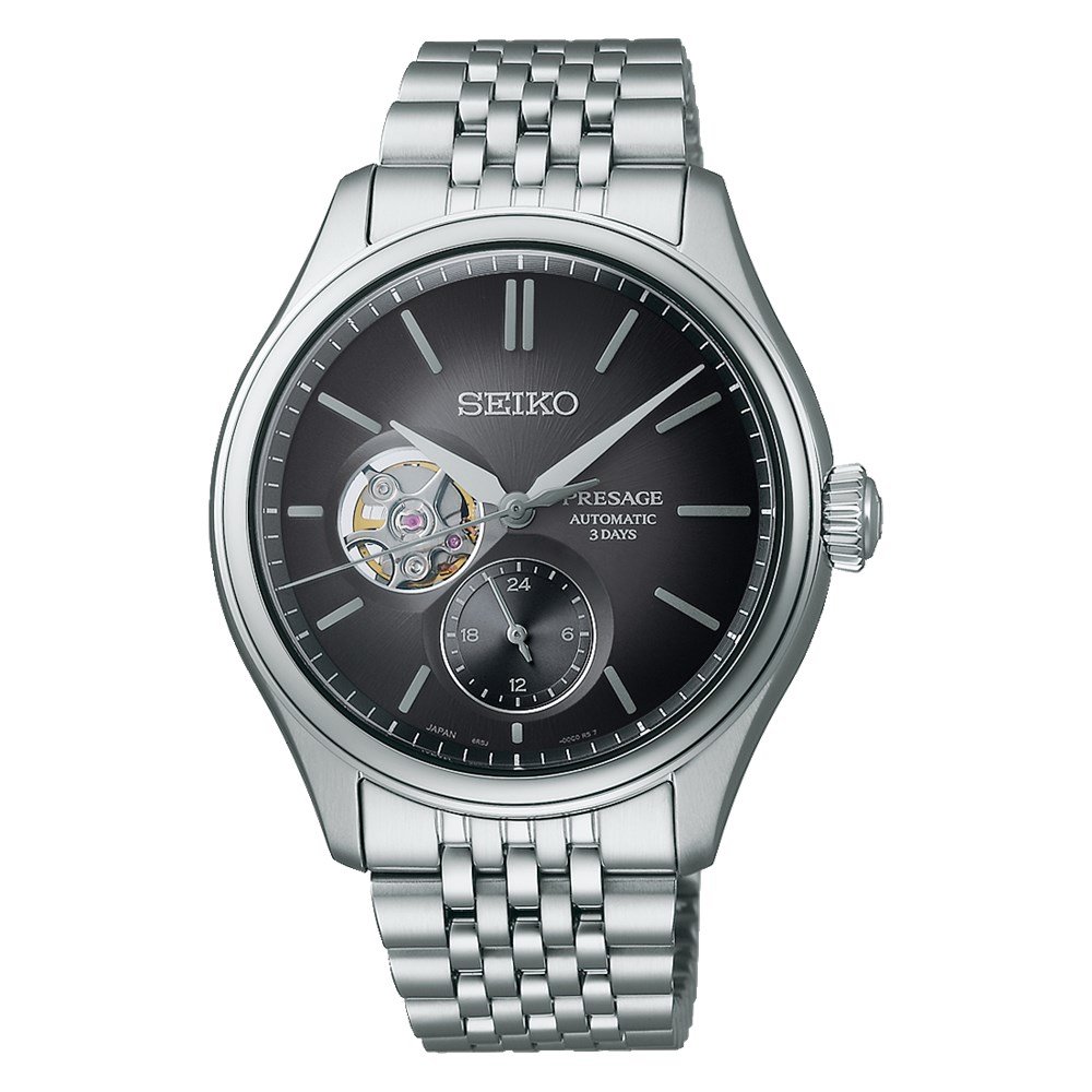 Seiko SPB471J Otomatik Çelik Gri Siyah Kadran 40 mm 10 ATM Erkek Kol Saati