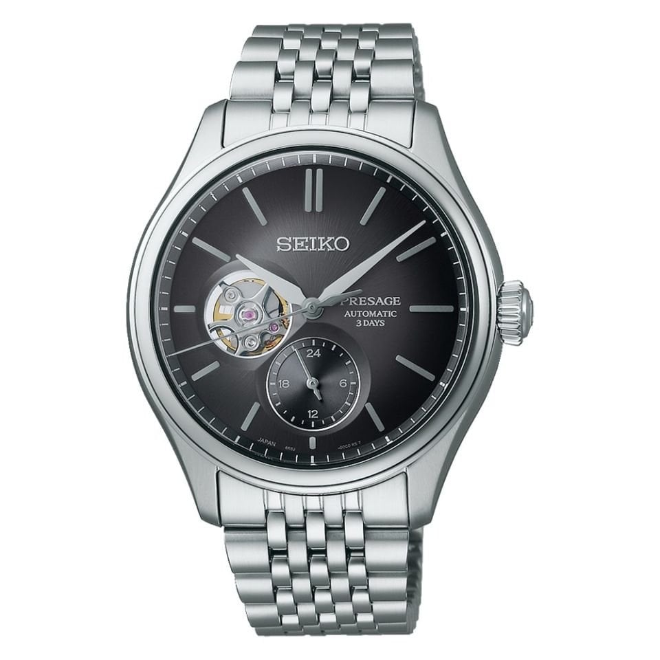 Seiko SPB471J Otomatik Çelik Gri Siyah Kadran 40 mm 10 ATM Erkek Kol Saati