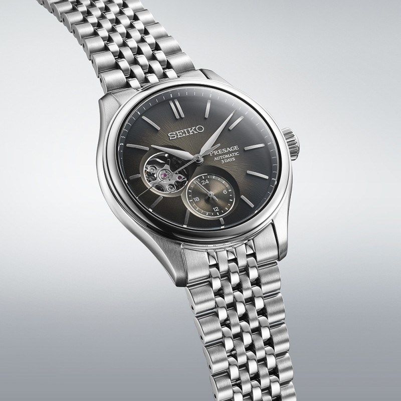 Seiko SPB471J Otomatik Çelik Gri Siyah Kadran 40 mm 10 ATM Erkek Kol Saati