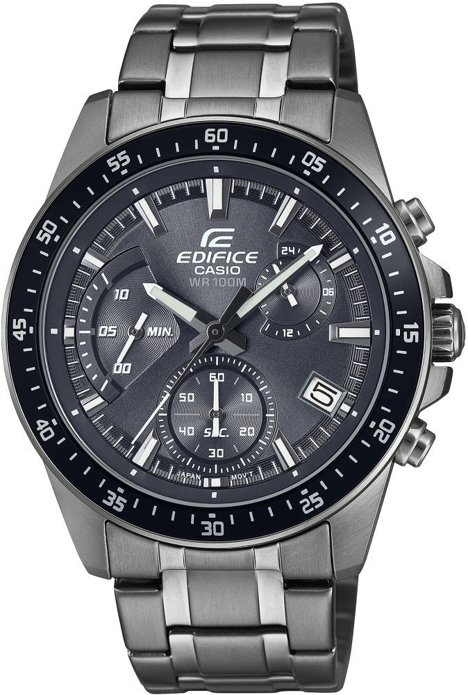 Casio EFV-540DC-1CVUDF Quartz Çelik Gri Siyah 10 ATM 44 mm Erkek Kol Saati