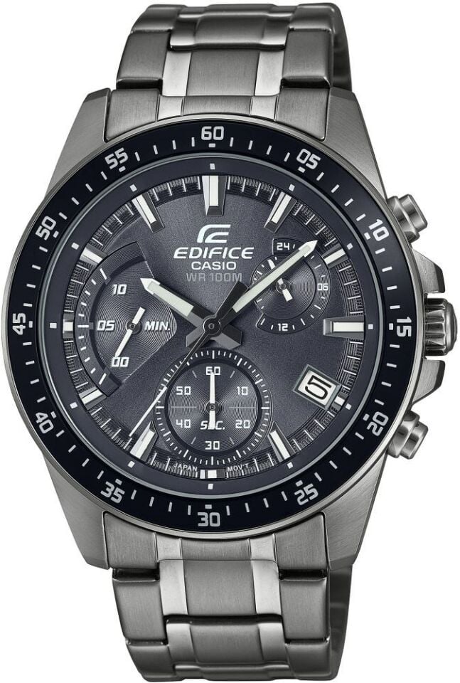 Casio EFV-540DC-1CVUDF Quartz Çelik Gri Siyah 10 ATM 44 mm Erkek Kol Saati