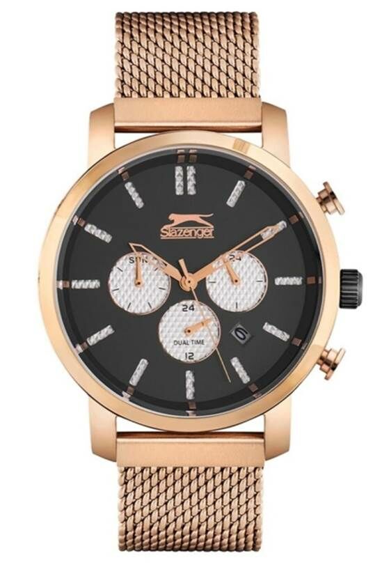 Slazenger SL.09.1775.2.05 Quartz Hasır Rose 45 mm Erkek Kol Saati