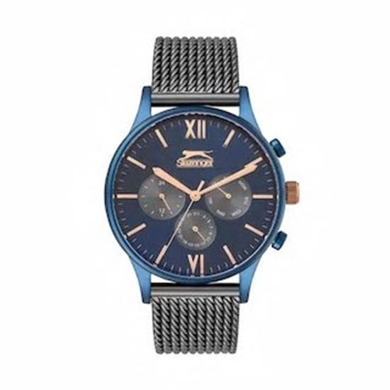Slazenger SL.09.1815.2.02 Quartz Hasır Siyah 45 mm Erkek Kol Saati