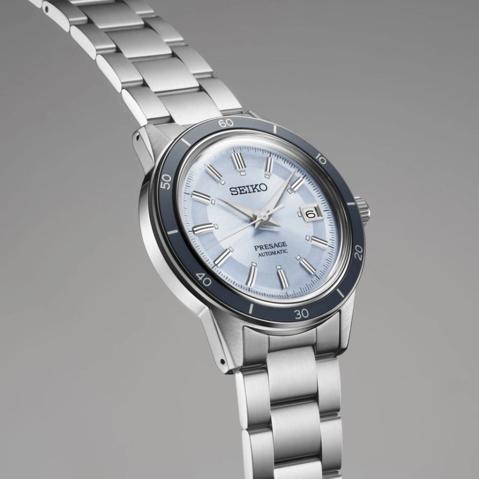 Seiko Presage SRPL19J1 Limited Edition Otomatik Çelik Gri Mavi Kadran 41 mm Erkek Kol Saati