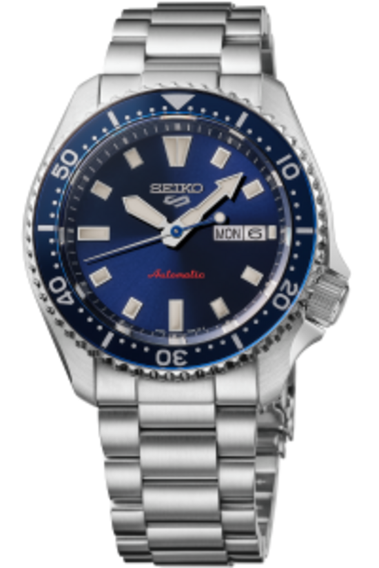 Seiko SRPL83K Otomatik Çelik Gri Lacivert Kadran 10 ATM 43 mm Erkek Kol Saati