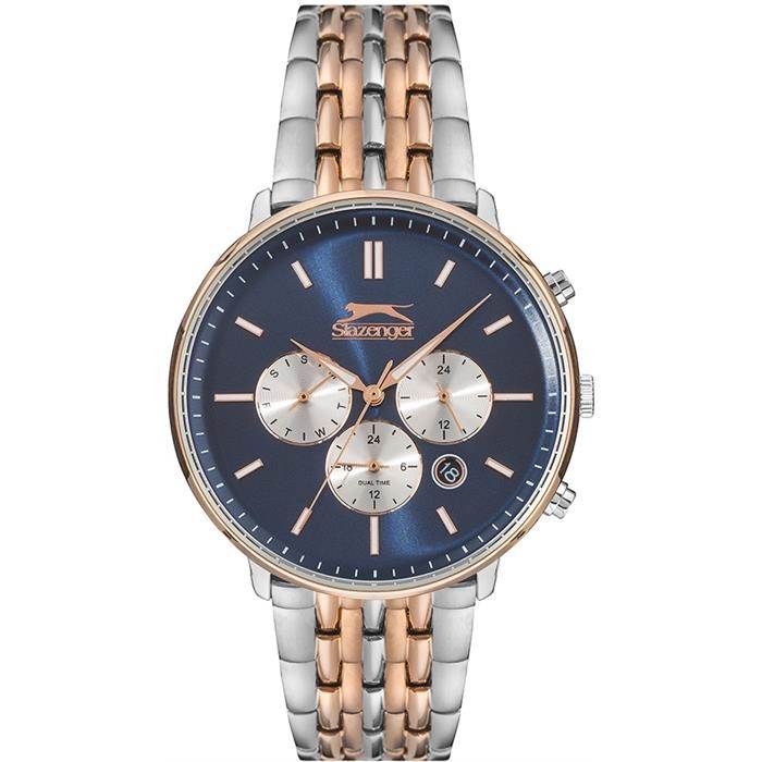 Slazenger SL.09.1830.2.03 Quartz Çelik Gri/Rose 43 mm Erkek Kol Saati