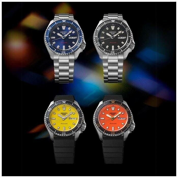 Seiko SRPL85K Otomatik Çelik Gri Siyah Kadran 10 ATM 43 mm Erkek Kol Saati