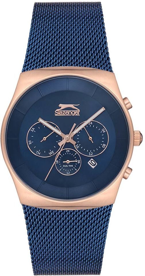 Slazenger SL.09.1842.2.05 Quartz Hasır Lacivert 42 mm Erkek Kol Saati