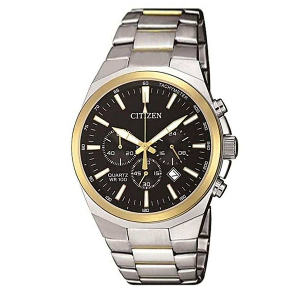 Citizen AN8174-58E Quartz Çelik Gri Siyah Kadran 41 mm Erkek Kol Saati