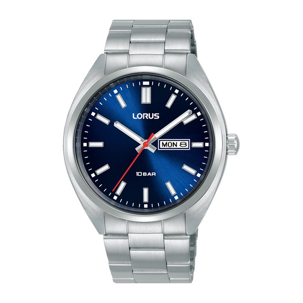 Lorus RH365AX9 Quartz Çelik Gri Lacivert Kadran 10 ATM 41 mm Erkek Kol Saati