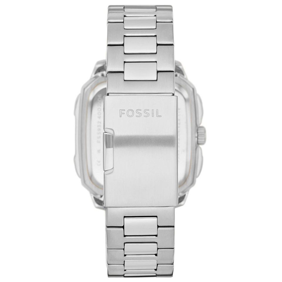 Fossil FFS5933 Quartz Çelik Gri  Siyah Kadran 42 mm Erkek Kol Saati