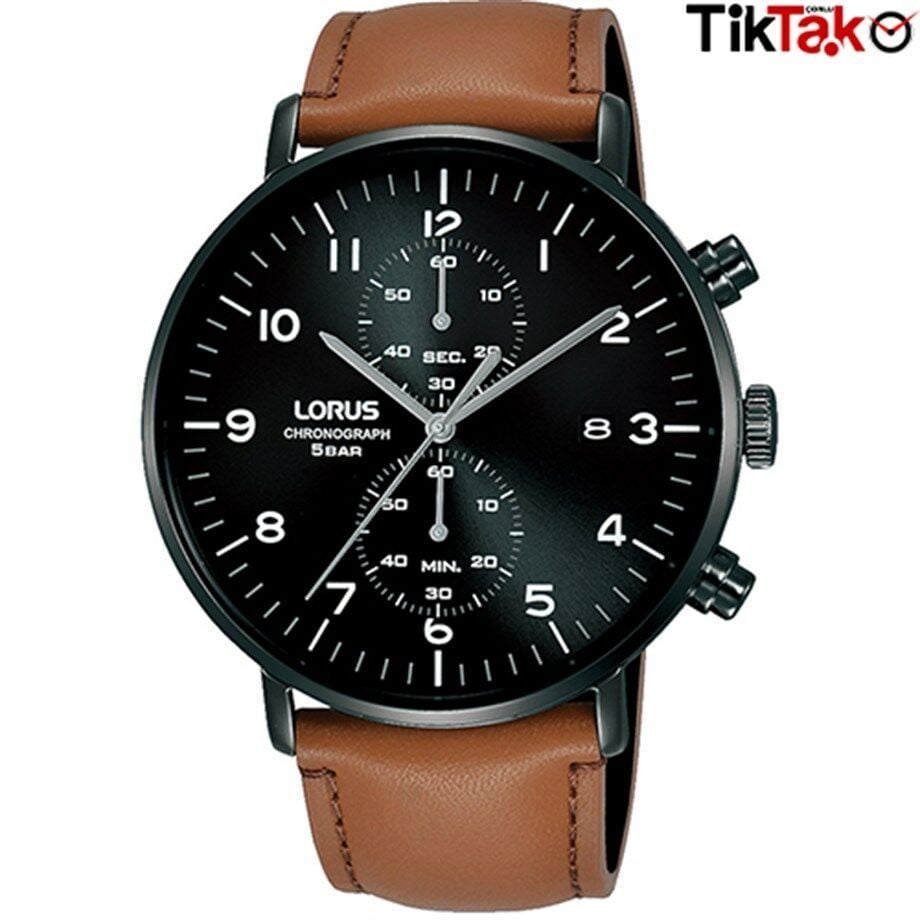 Lorus RW407AX9 Quartz Deriğ Kahverengi Siyah Kadran 43 mm Erkek Kol Saati