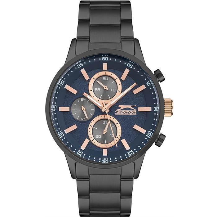 Slazenger SL.09.1949.2.04 Quartz Çelik 44 mm Siyah Erkek Kol Saati