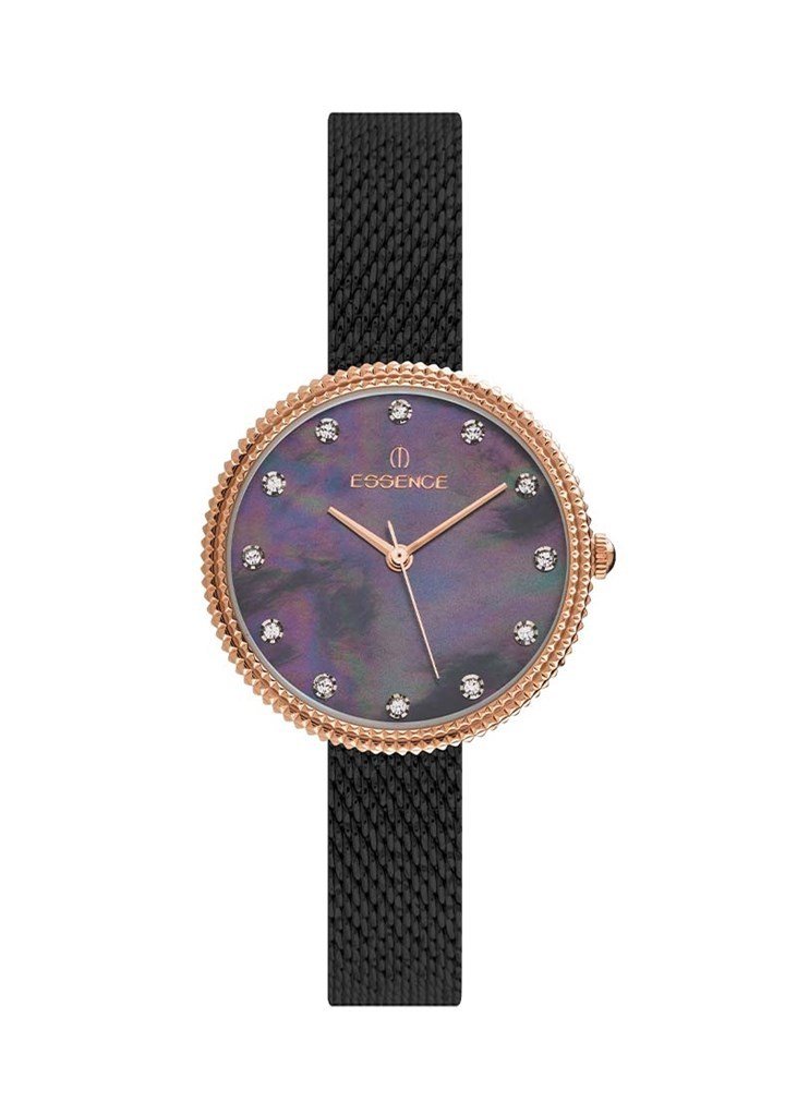 Essence ES6731FE.451 Quartz Hasır Siyah 34 mm Kadın Kol Saati