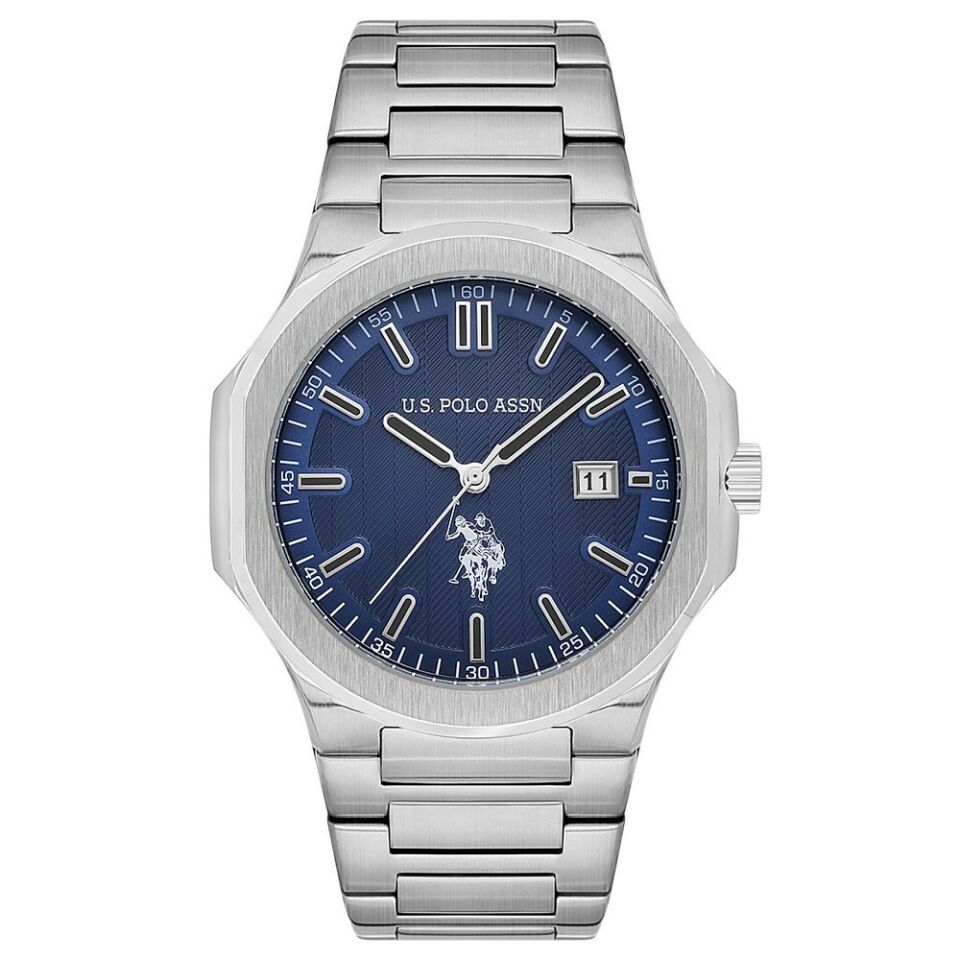 U.S. Polo Assn. USPA1091-01 Quartz Çelik Gri 45 mm Erkek Kol Saati