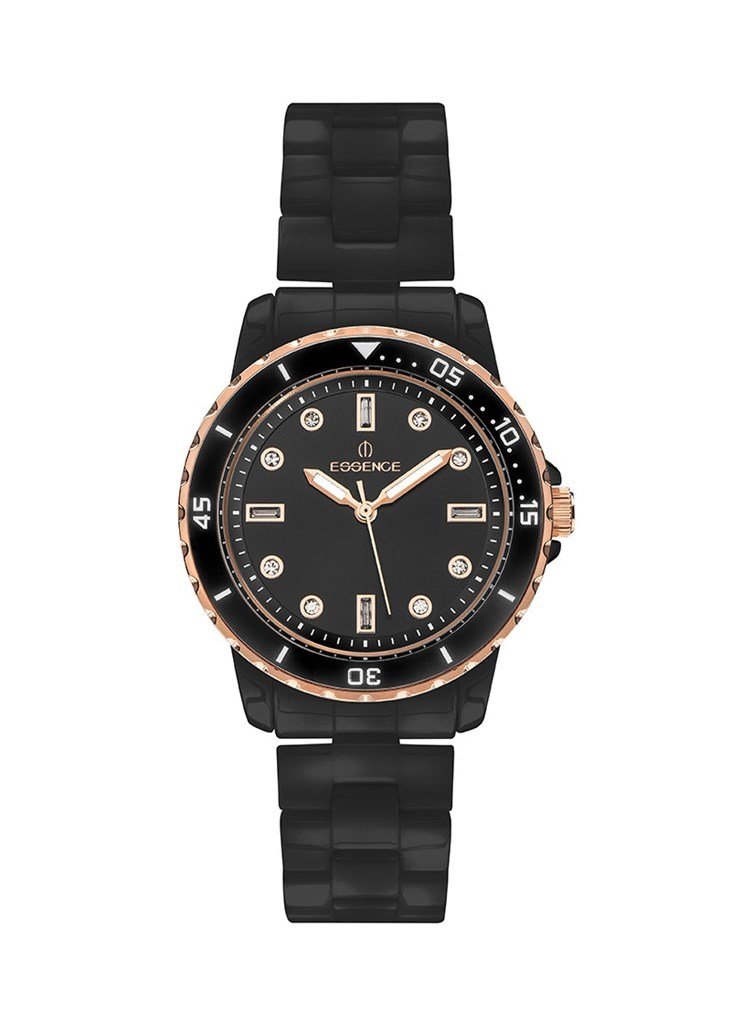 Essence ES6750FE.450 Quartz Çelik Siyah 37 mm Kadın Saat