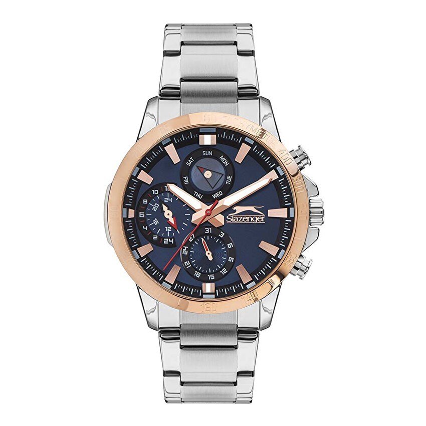 Slazenger SL.09.1996.2.04 Quartz Çelik 45 mm Gri Erkek Kol Saati