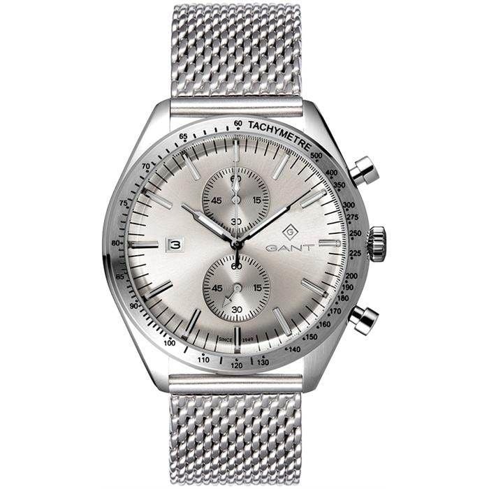 Gant G142006 45 mm Gri Kronolu Hasır Kordonlu Erkek Kol Saati
