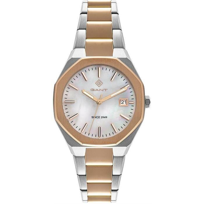 Gant G164006 Quartz Çelik 35 mm Gri/Gold Kadın Kol Saati
